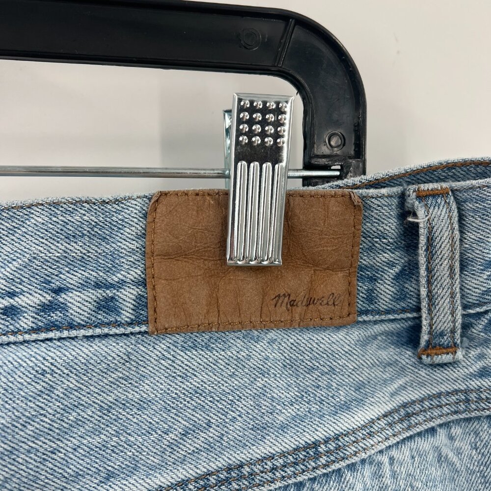 Madewell low slung straight carpenter jeans light wash 90s retro workwear 31 - Picture 6 of 15